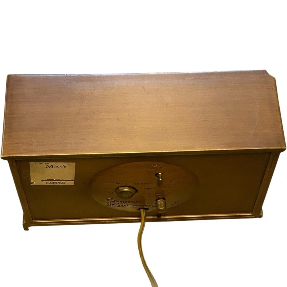 Vintage MCM Macy’s Sample Syroco Clock Works